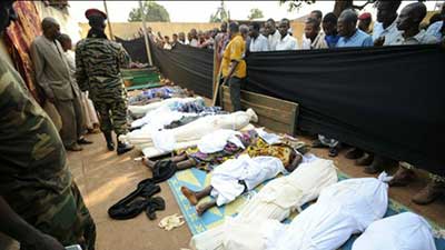 La Centrafrique vide de ses populations musulmanes sous l’gide des militaires franais.