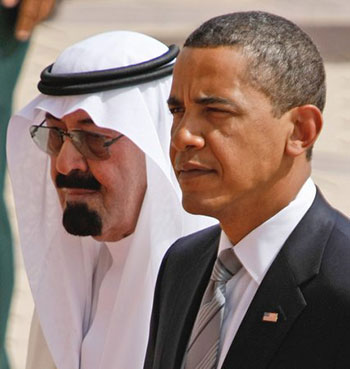 le prsident amicain et son homologue saoudien